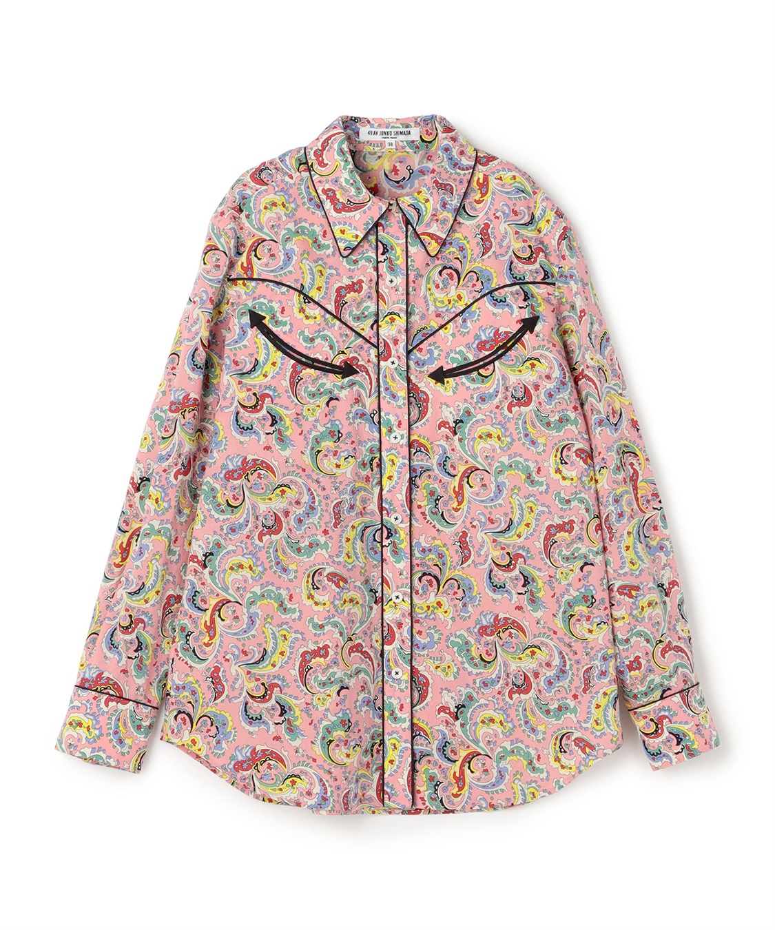 49AV JUNKO SHIMADA ペイズリー柄コットンシャツ_variation_2