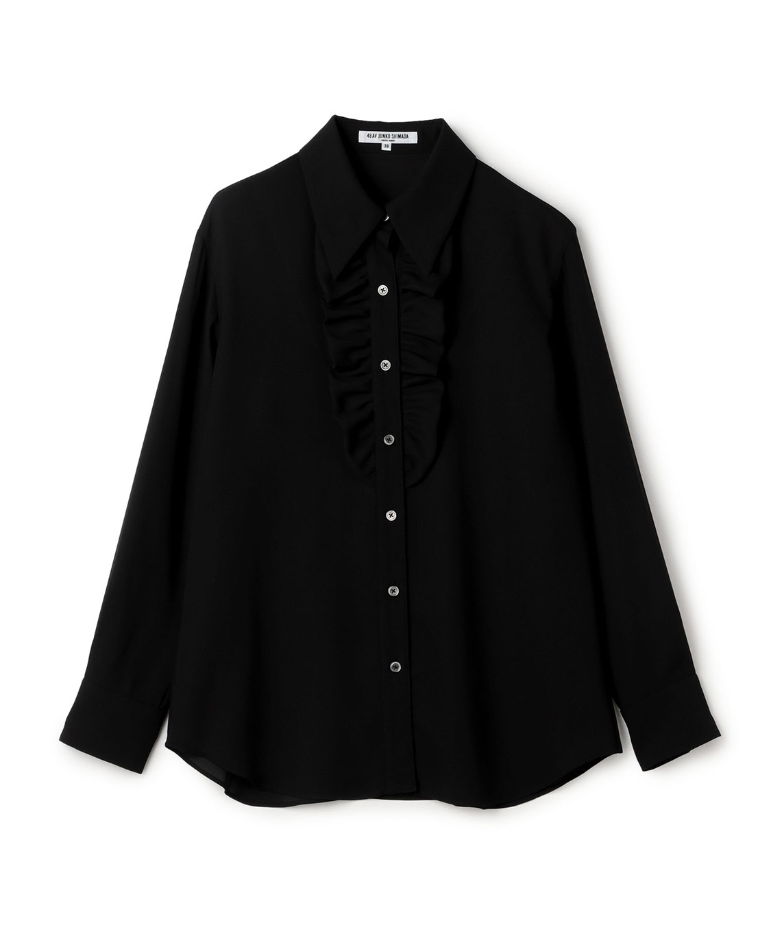 49AV JUNKO SHIMADA 【TIME SALE】フリル付きサテンシャツ_variation_1