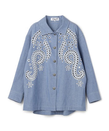 刺繍入りシャンブレーシャツ 49AV JUNKO SHIMADA｜クロスプラス