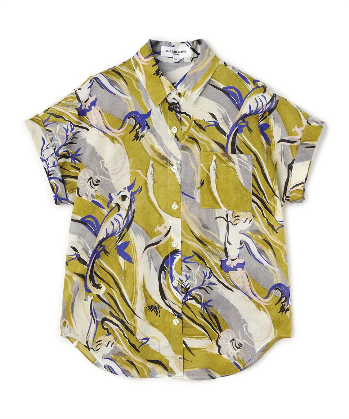 49AV JUNKO SHIMADA プリント柄コットンローンシャツ_variation_1