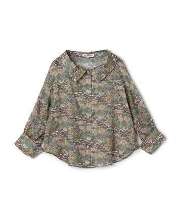 新品【 JS junko shimada 】麻100% リボン袖刺繍ブラウス 49AV JUNKO SHIMADA,JS,JUNKO SHIMADA｜シャツ・ブラウス クロス
