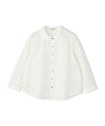 【美品】  Cloth &amp; Cross / クロス&amp;クロス | コットン フリル ブラウス | F | アイボリー | レディース シャツ・ブラウス クロスプラス公式通販サイト