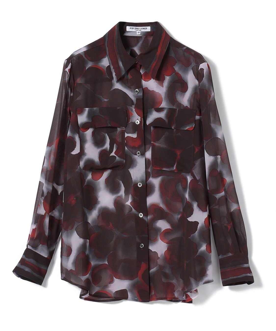 49AV JUNKO SHIMADA ペイントフラワーシャツ_variation_1