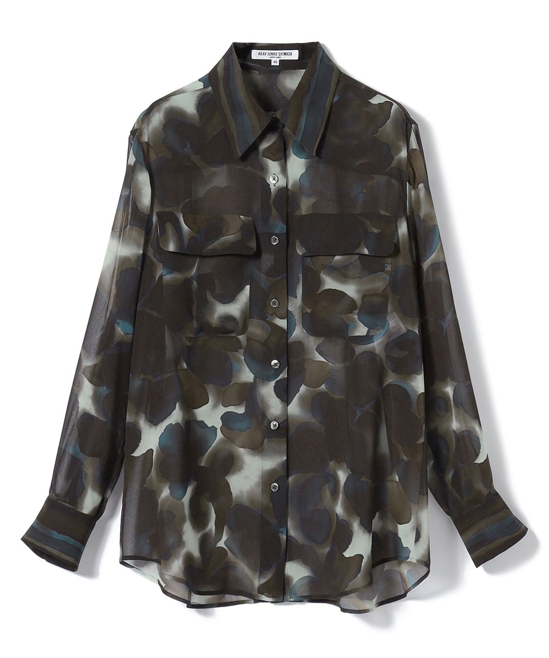 49AV JUNKO SHIMADA ペイントフラワーシャツ_variation_2