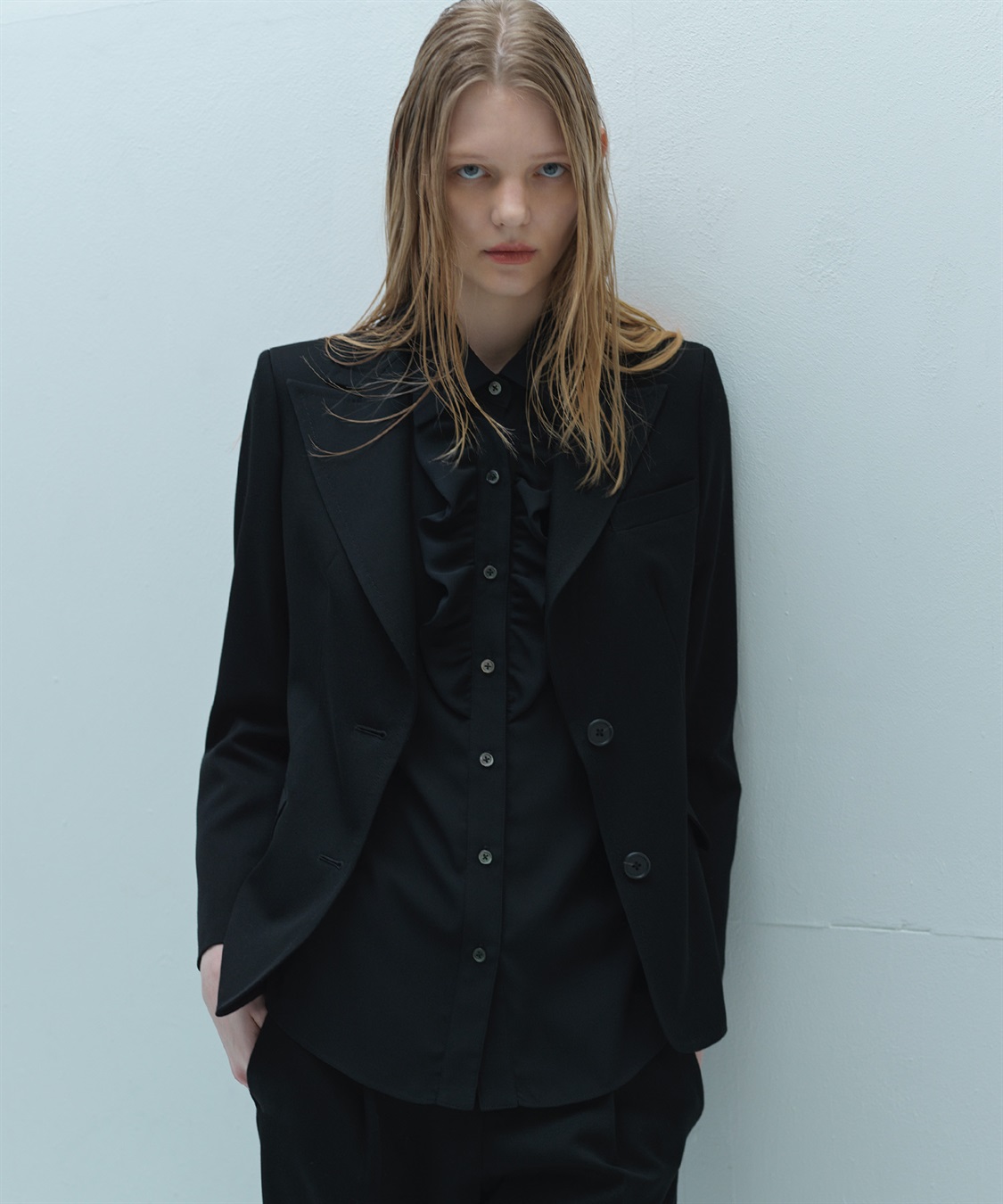 49AV JUNKO SHIMADA 【TIME SALE】ピークドラペルジャケット_main