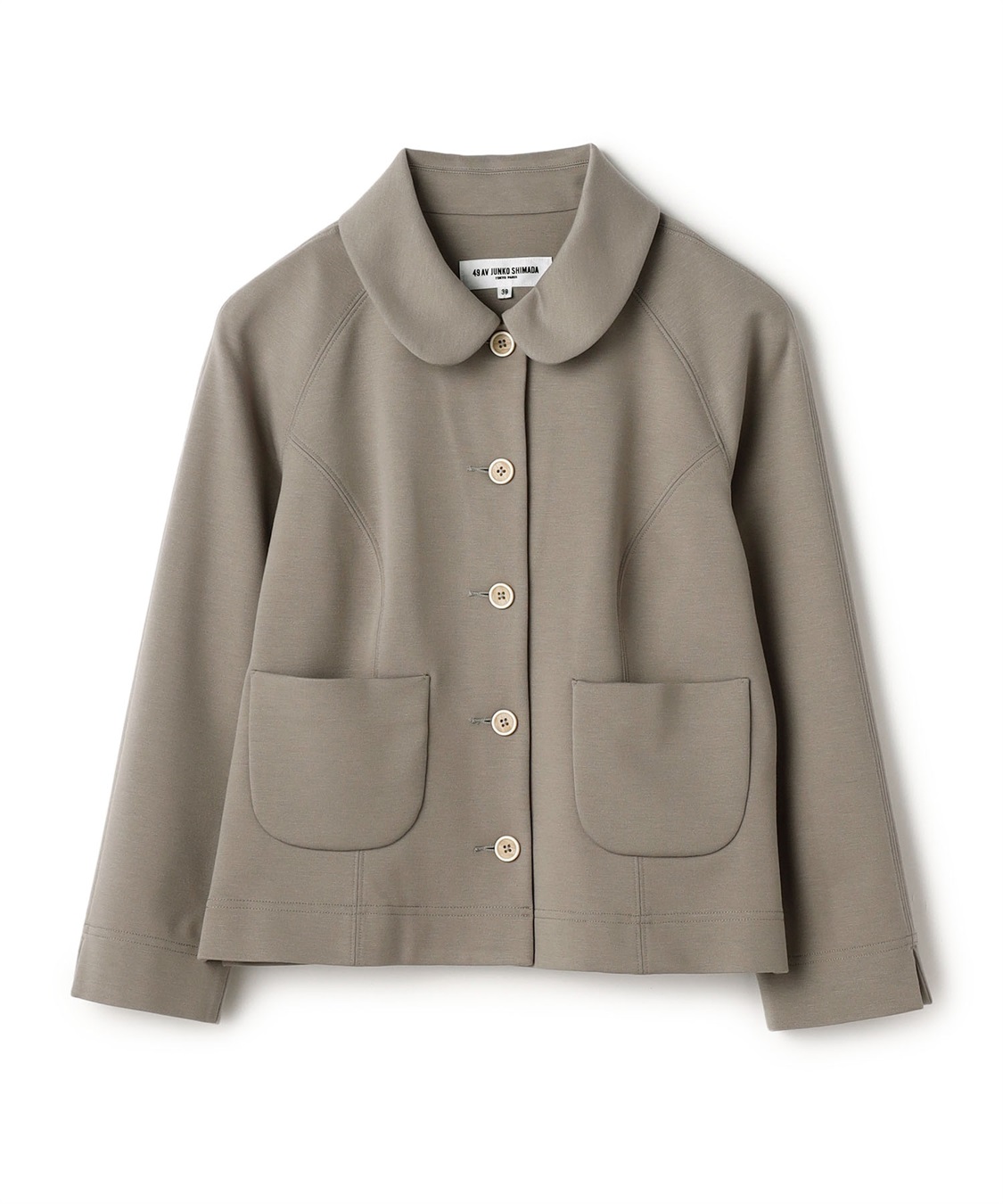 TIME SALE】丸襟ポンチジャケット 49AV JUNKO SHIMADA｜クロス