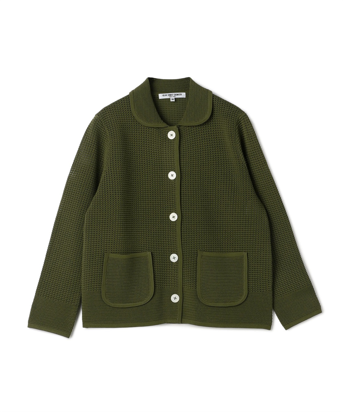 レーヨン×ナイロンメッシュジャケット 49AV JUNKO SHIMADA