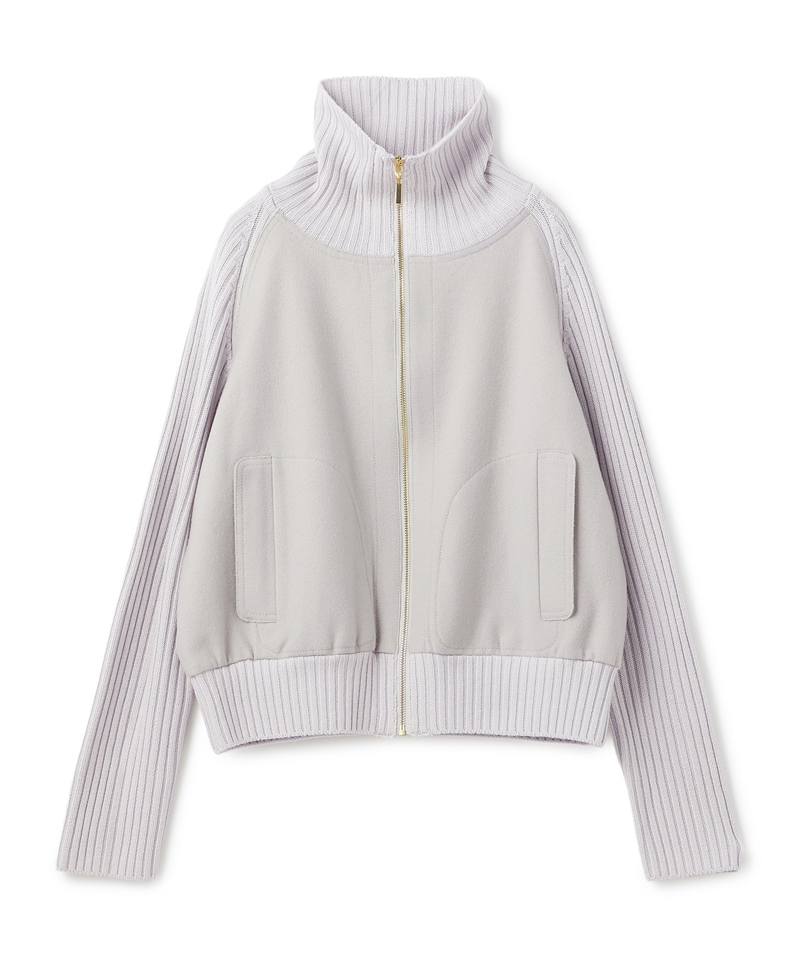 49AV JUNKO SHIMADA 異素材コンビジップアップブルゾン_variation_1