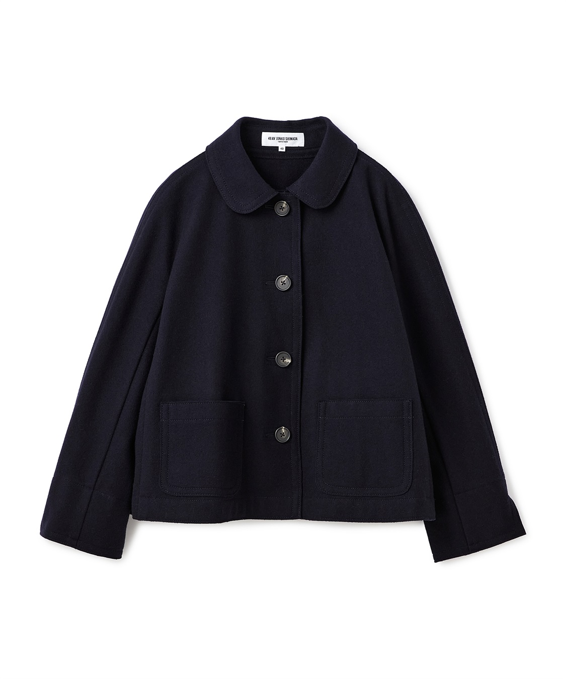 49AV JUNKO SHIMADA ショート丈メルトンジャケット_variation_2