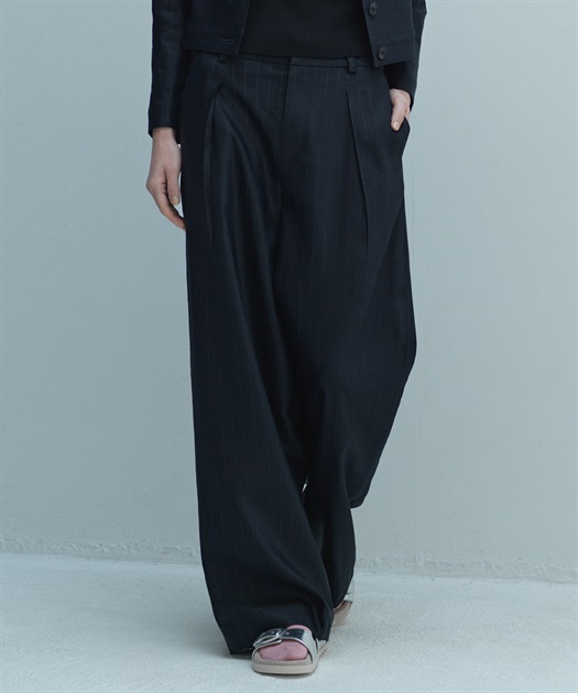 新品49AV.JUNKO SHIMADAジュンコシマダ ハイウエストワイドパンツ ワイドパンツ 49AV JUNKO SHIMADA｜クロスプラス公式通販サイト