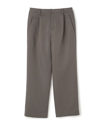 タック入りストレートパンツ(グレー-9号)