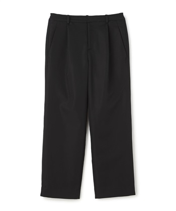 タック入りストレートパンツ(ブラック-7号)