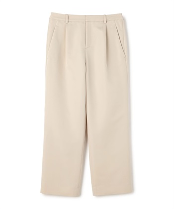 タック入りストレートパンツ(ベージュ-7号)