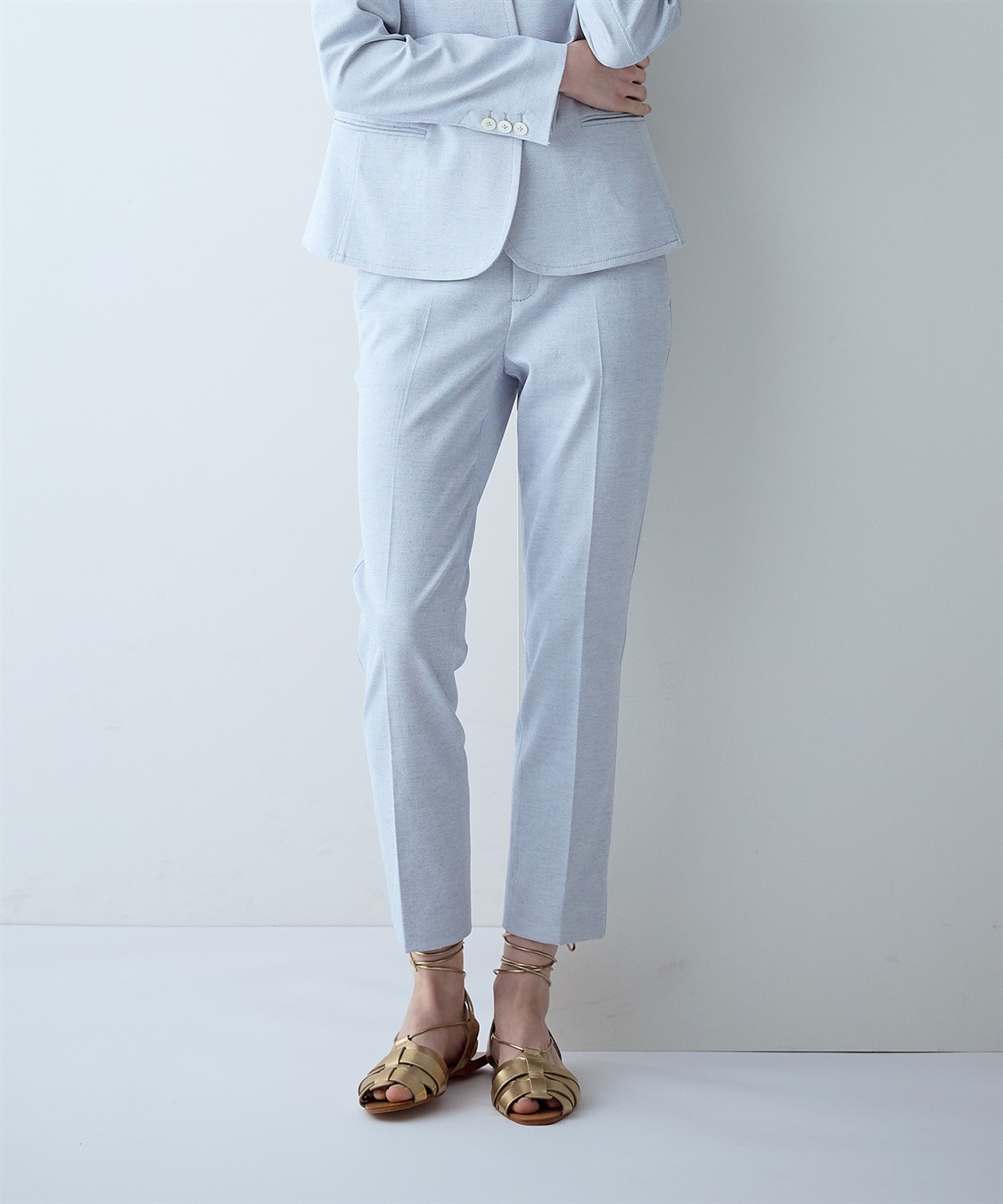 ドライオックステーパードパンツ 49AV JUNKO SHIMADA｜クロスプラス