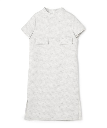 スプリングツイードワンピース(ライトグレー-9号)
