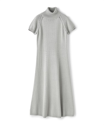 49AV JUNKO SHIMADA 【TIME SALE】ブライトレーヨンタートルニットワンピース_variationthumb_1