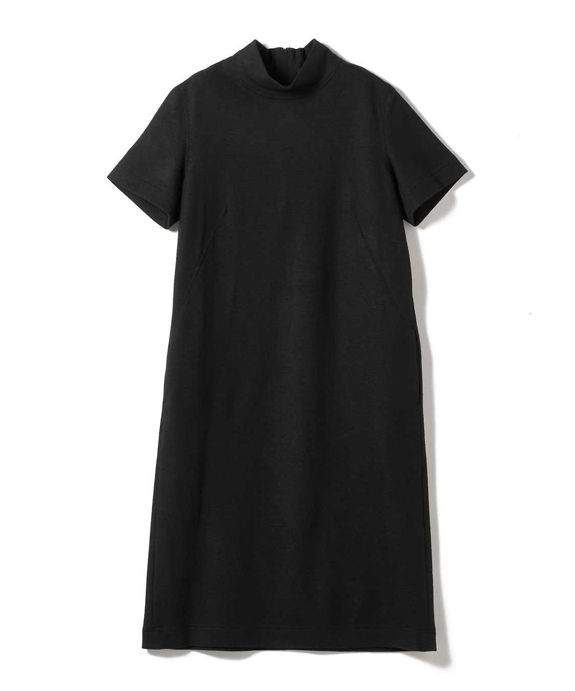 49AV JUNKO SHIMADA ハイネック半袖ウールワンピース_variation_2