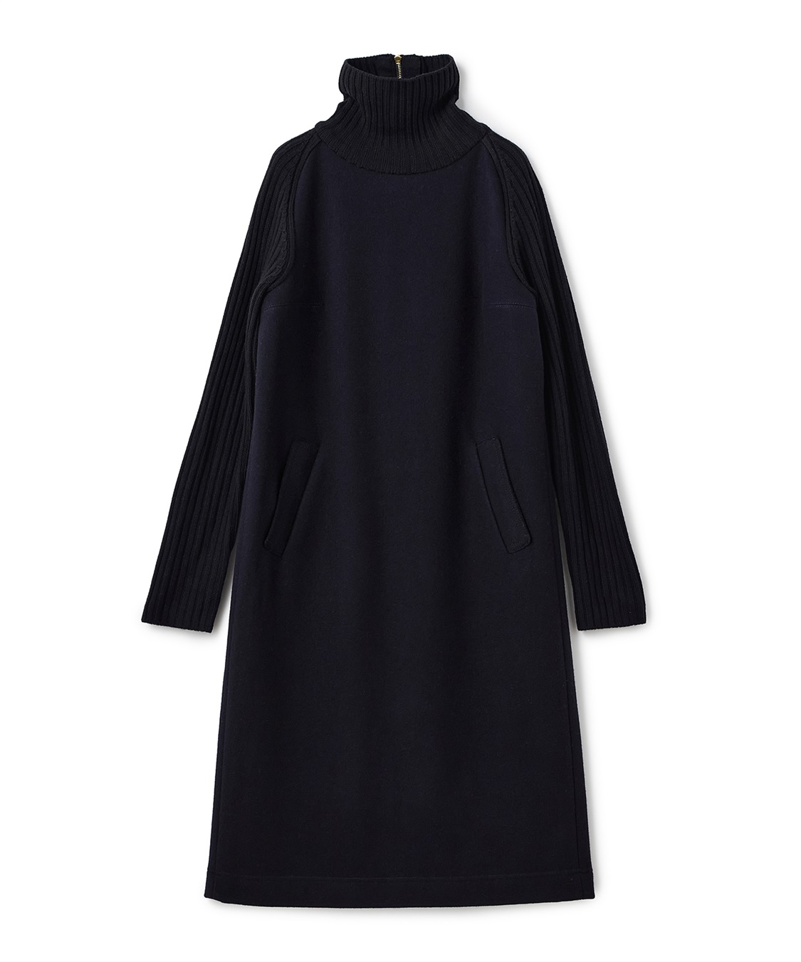 49AV JUNKO SHIMADA 異素材コンビロング丈ワンピース_main