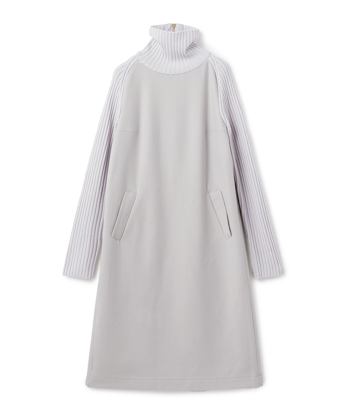 49AV JUNKO SHIMADA 異素材コンビロング丈ワンピース_variation_1