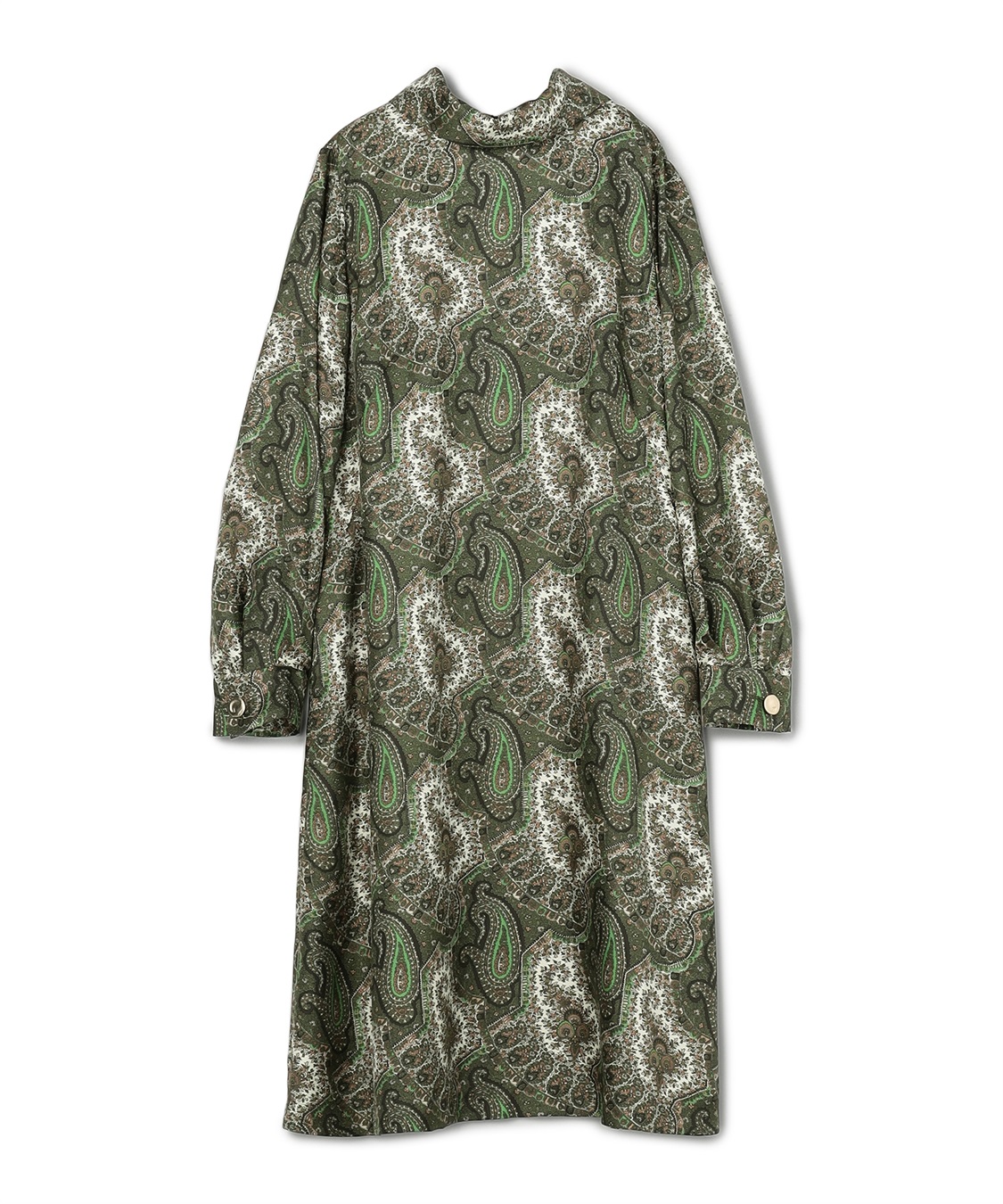 49AV JUNKO SHIMADA ペイズリープリント長袖ワンピース_variation_2