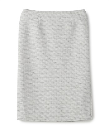 【TIME SALE】スプリングツイードスカート(ライトグレー-9号)