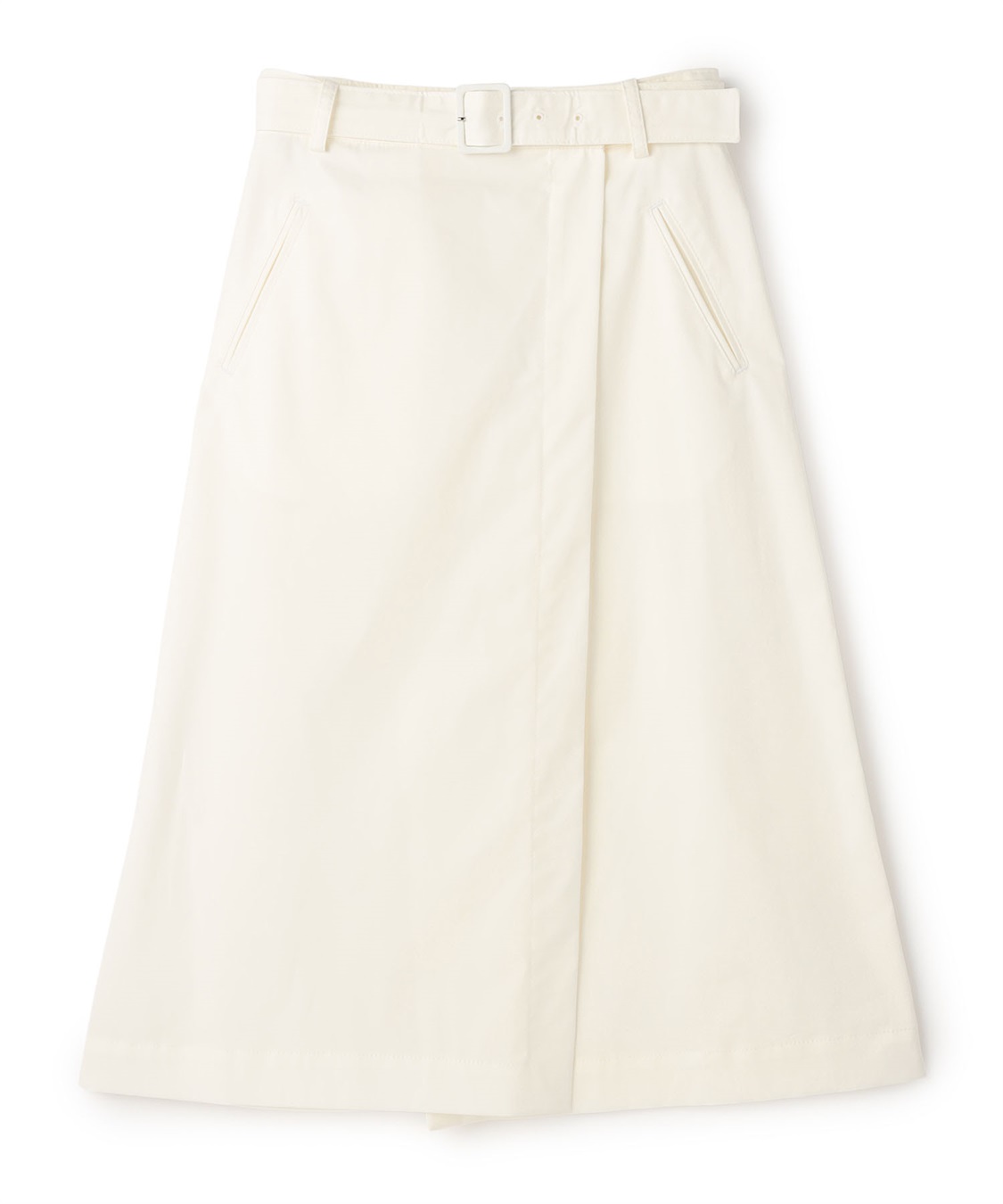 【静流】 ベルト付き巻きスカート 49AV JUNKO SHIMADA｜クロスプラス公式通販サイト