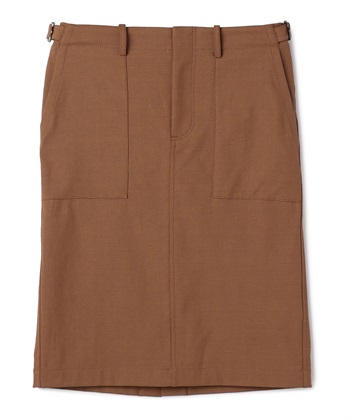 【BLACK FRIDAY】カラータイトスカート(ブラウン-9号)