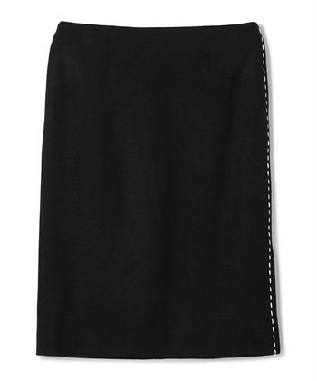 49AV JUNKO SHIMADA ウールジャージー配色ステッチタイトスカート_variationthumb_2