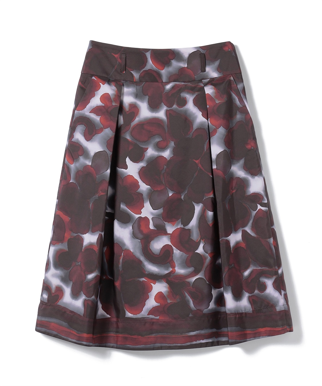 49AV JUNKO SHIMADA ペイントフラワータフタスカート_variation_1