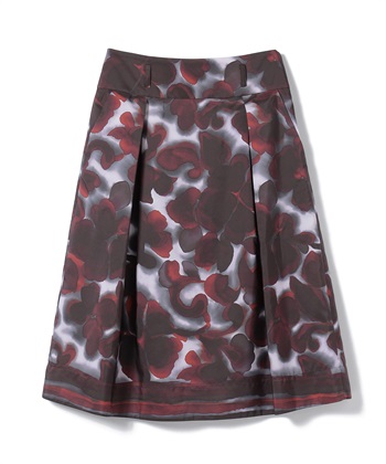 49AV JUNKO SHIMADA ペイントフラワータフタスカート_variationthumb_1