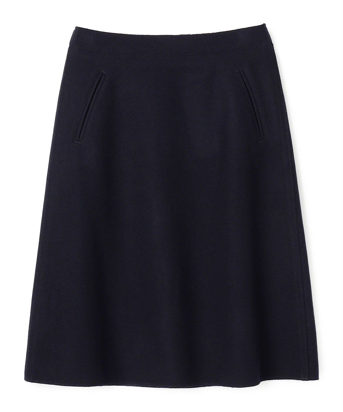 49AV JUNKO SHIMADA ウールメルトン台形スカート_variation_2