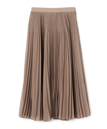 スパンボイルアコーディオンプリーツロングスカート(モカ-9号)