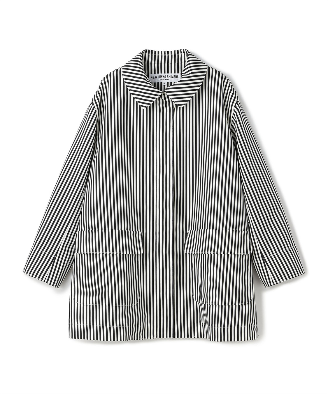 49AV JUNKO SHIMADA 【TIME SALE】グログランストライプコート_variation_1
