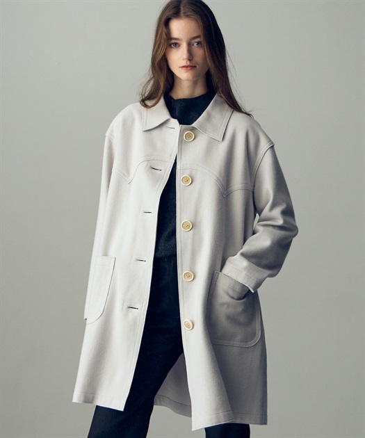 幾何学柄キルトコート 49AV JUNKO SHIMADA｜クロスプラス公式通販サイト