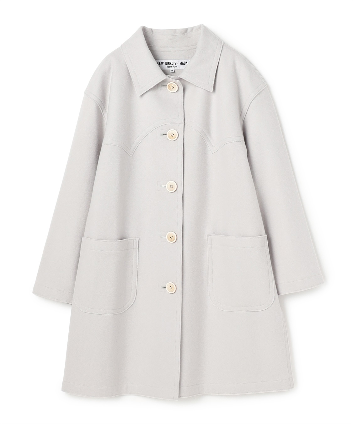 49AV JUNKO SHIMADA 【YEAR END SALE】ミディ丈メルトンコート_variation_1