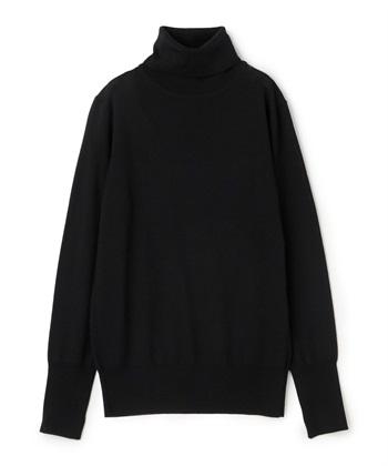 タートルネックニット(ブラック-9号)