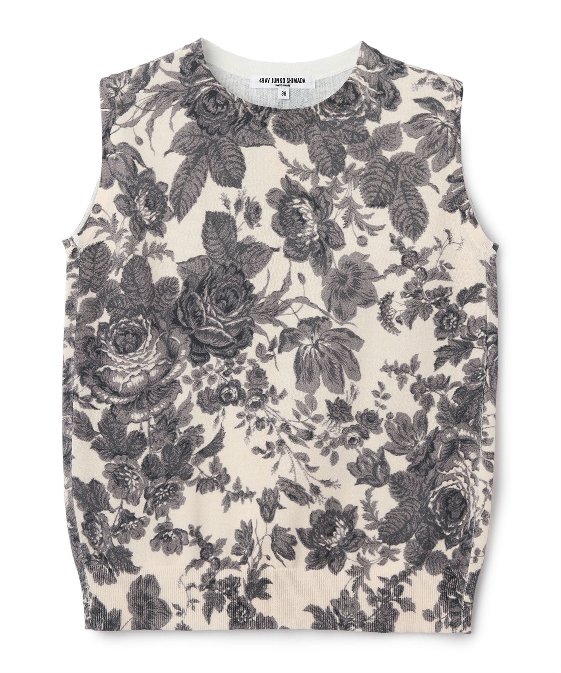 49AV JUNKO SHIMADA フラワー柄ノースリーブニット_variation_2
