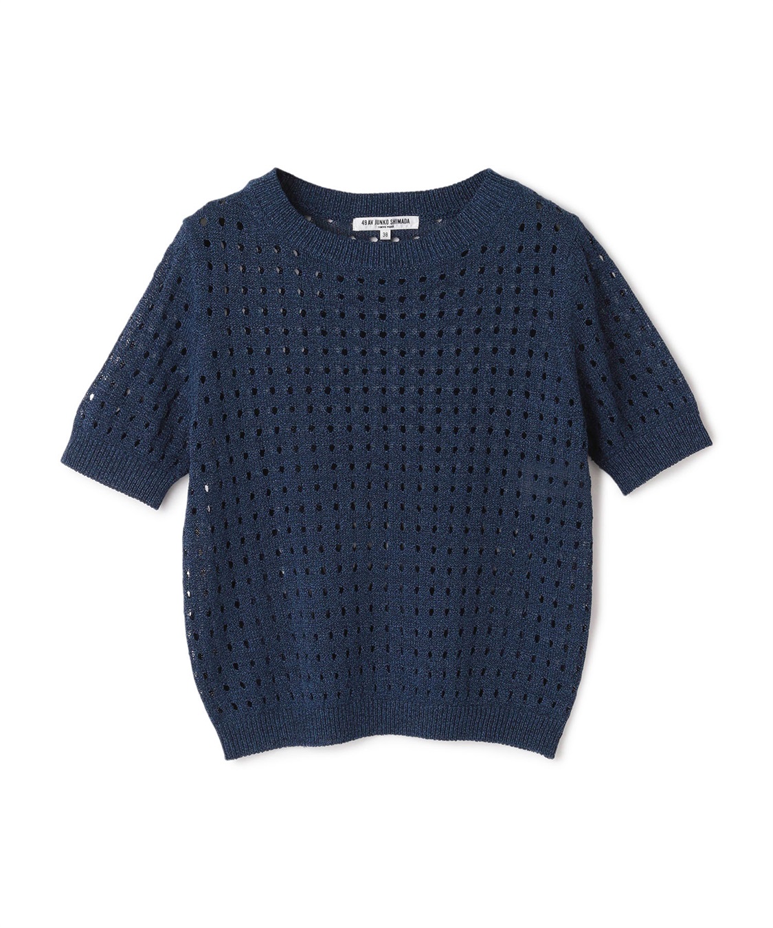 TIME SALE】半袖メッシュニット 49AV JUNKO SHIMADA｜クロス