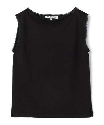 コットンノースリーブニット(ブラック-9号)