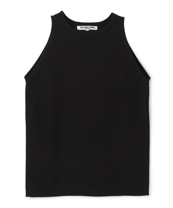 細リブベーシックタンクトップ(ブラック-9号)