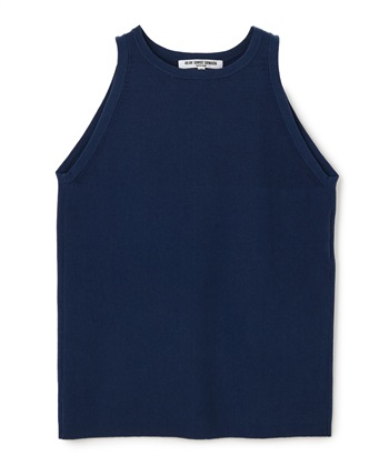 細リブベーシックタンクトップ(ネイビー-9号)