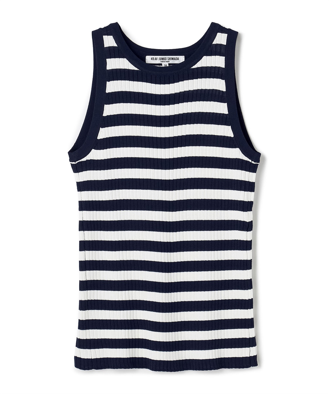 49AV JUNKO SHIMADA レーヨン混リブニットタンクトップ_main