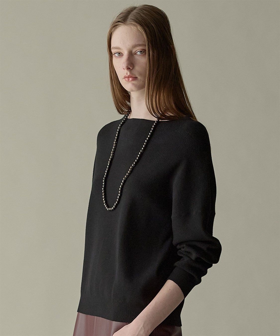 49AV JUNKO SHIMADA 【CHRISTMAS SALE】ボートネックニットプルオーバー_main