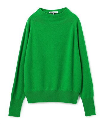 オフハイネックカシミヤニット(ライトグリーン-9号)