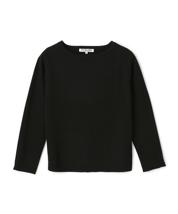 【24時間限定 FLASH SALE】クルーネックプルオーバーニット(ブラック-9号)