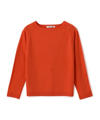 【24時間限定 FLASH SALE】クルーネックプルオーバーニット(オレンジ-9号)