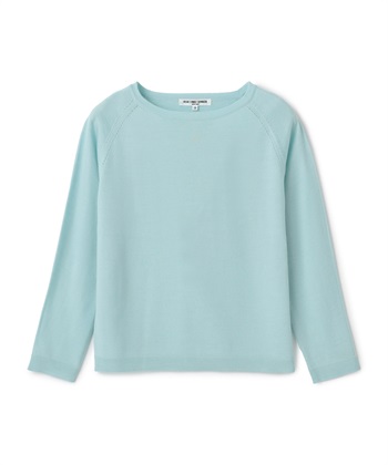 【24時間限定 FLASH SALE】クルーネックプルオーバーニット(ブルー-9号)