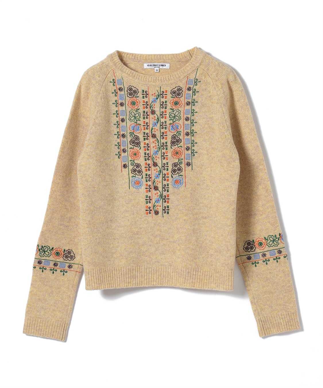 49AV JUNKO SHIMADA エンブロイダリーニットプルオーバー_variation_1
