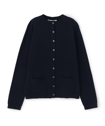 【WEB限定】コットンカーディガン(ネイビー-9号)
