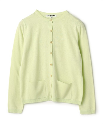 【24時間限定 FLASH SALE】クルーネックカーディガン(グリーン-9号)